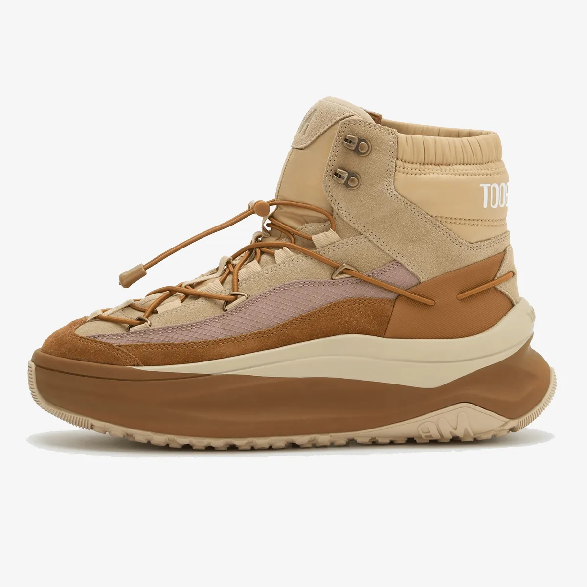Moon Boot Kids Moon247 Xlace Trainers in Beige