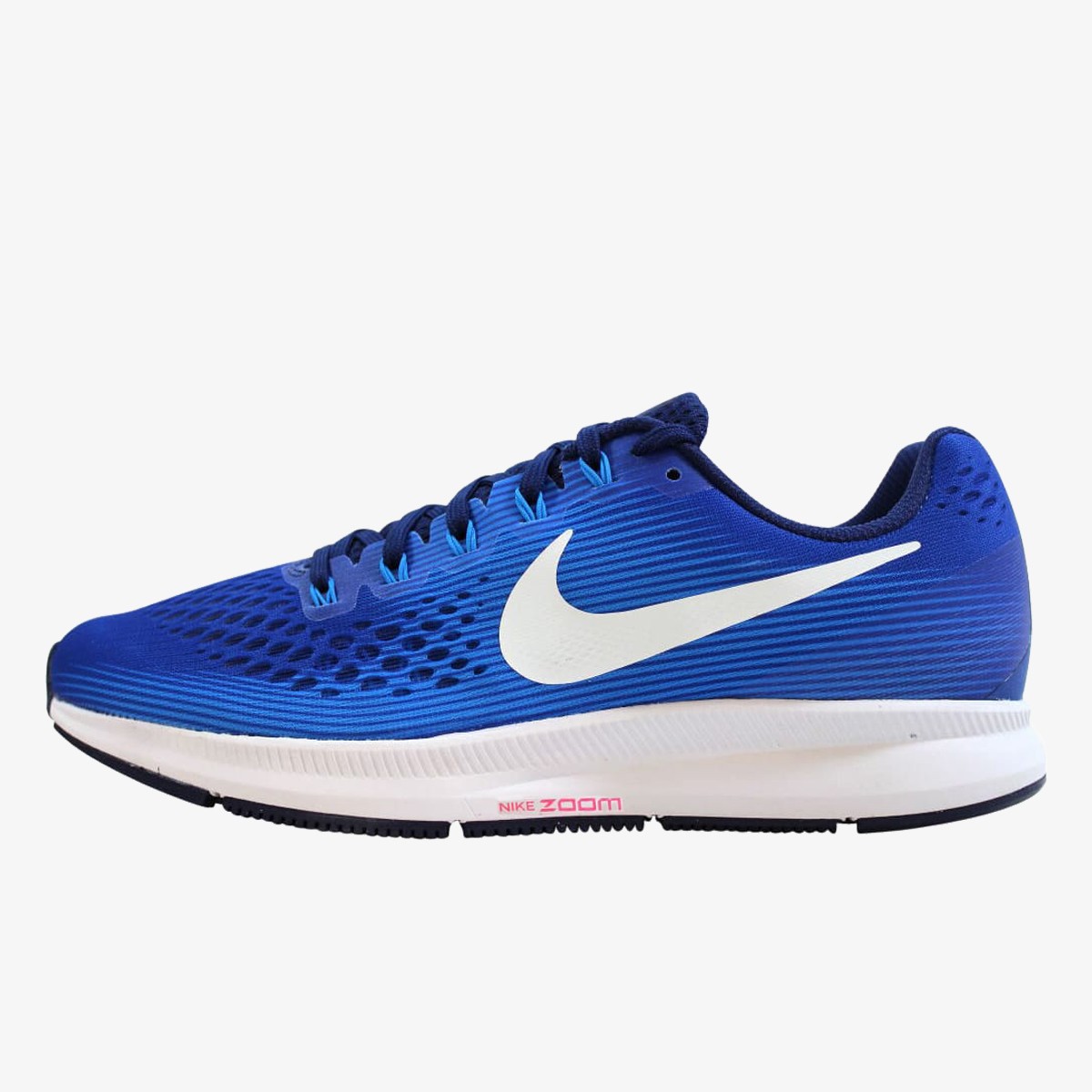 Nike air zoom pegasus 34 chlorine blue/black/white/racer pink cheap