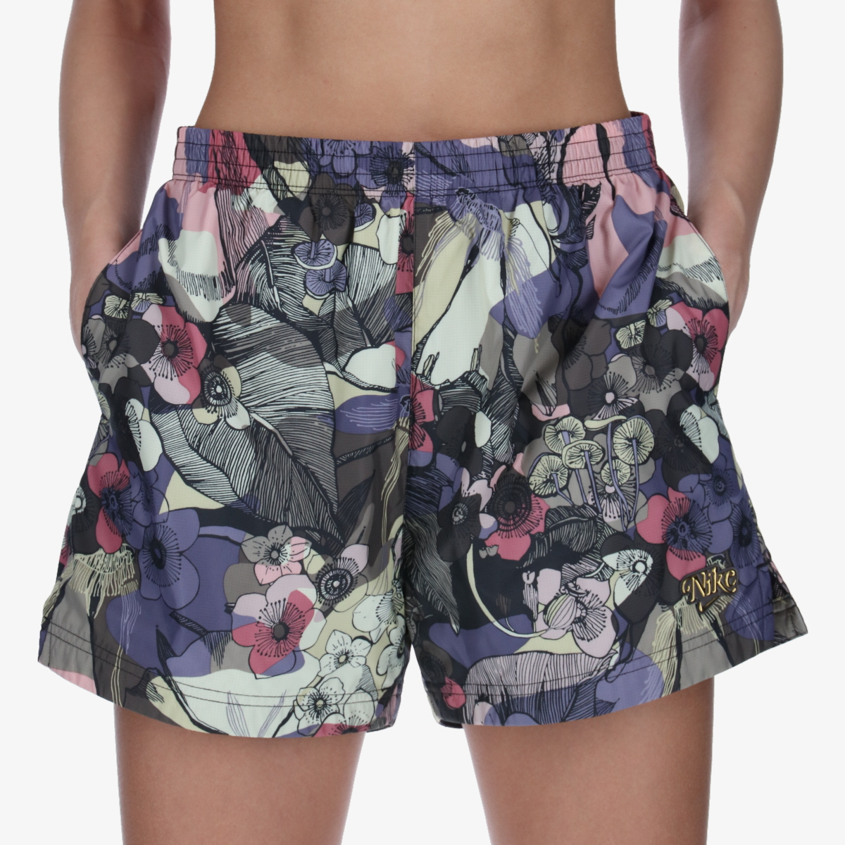 Nike Šorc W NSW FEMME SHORT WVN AOP HR 