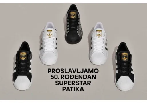 PROSLAVLJAMO 50. ROĐENDAN ADIDAS SUPERSTAR PATIKA