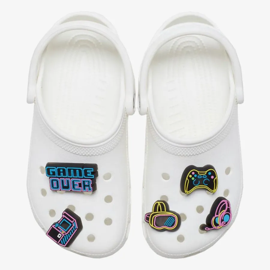 Crocs Ukras JIBBITZ / LIGHTS UP NEON GAMER 5 PACK 