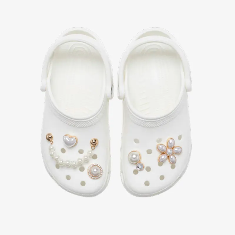 Crocs Privjesak JIBBITZ/SILVER AND PEARL 5 PACK 