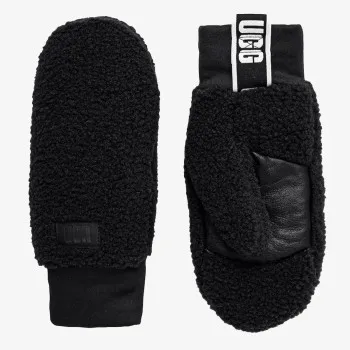 UGG Rukavice W UGGFLUFF LOGO TAPE MITTEN 
