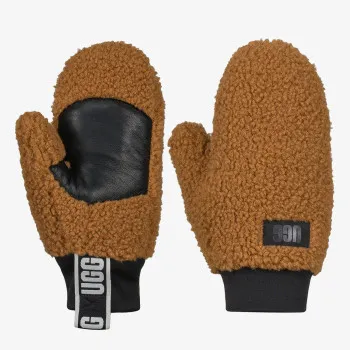 UGG Rukavice W UGGFLUFF LOGO TAPE MITTEN 