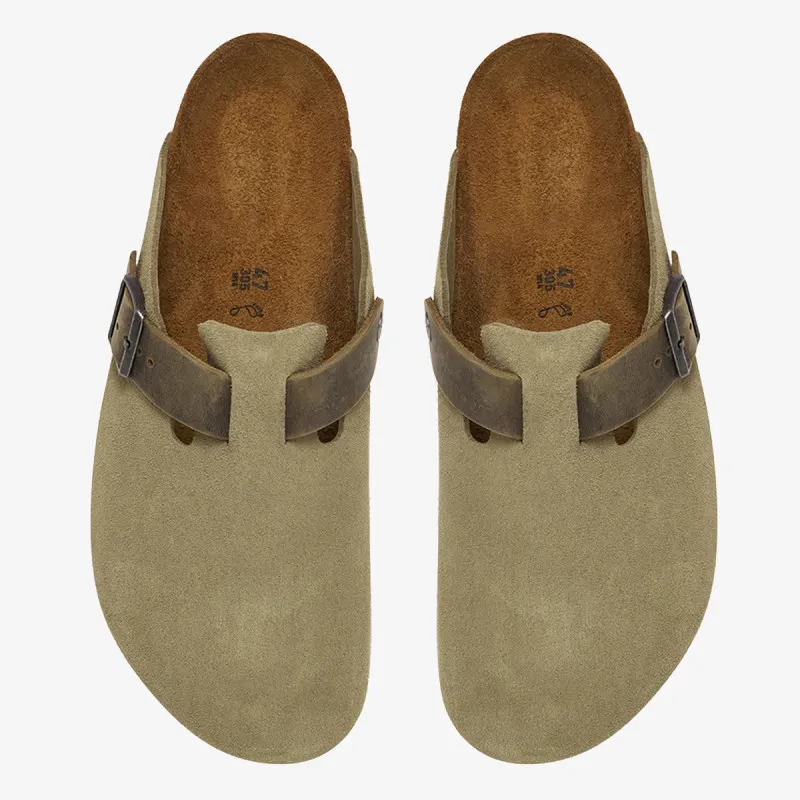 Birkenstock Papuče Boston LEVE/LEOI Faded Khaki 