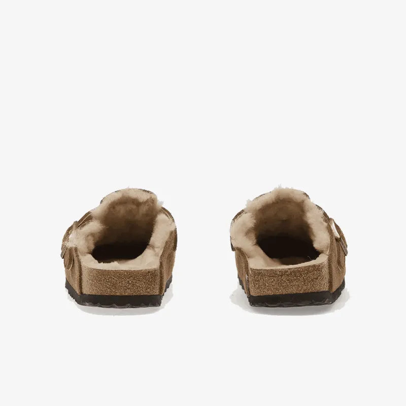 Birkenstock Papuče Boston Shear LEVE Dark Tea LAF 