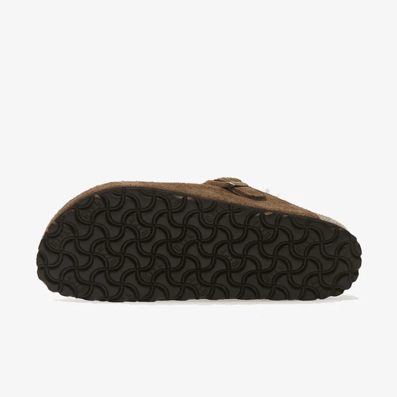 Birkenstock Papuče Boston Shear LEVE Dark Tea LAF 