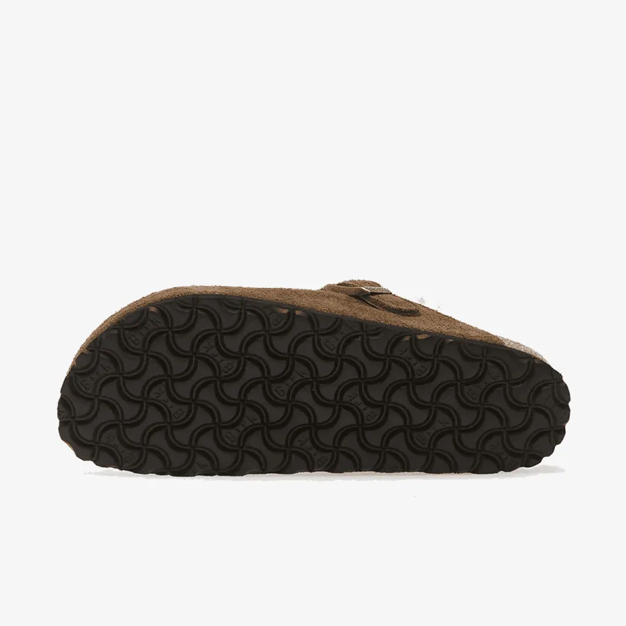 Birkenstock Papuče Boston Shear LEVE Dark Tea LAF 