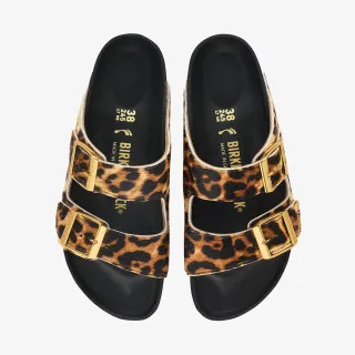 Birkenstock Papuče ARIZONA FUR LEO NATURAL HEX 