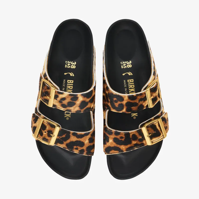 Birkenstock Papuče ARIZONA FUR LEO NATURAL HEX 