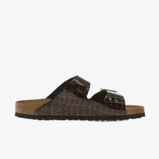 Birkenstock Papuče ARIZONA LENA EMBOSS ANIMAL BLACK 