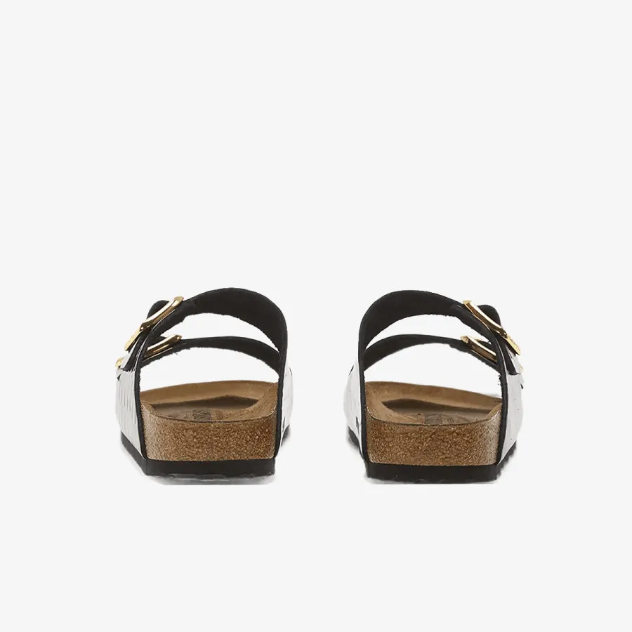 Birkenstock Papuče ARIZONA LENA EMBOSS ANIMAL BLACK 