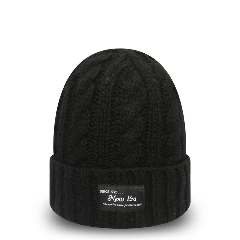 New Era Kapa KAPA NEW ERA RIBBED CUFF KNIT NE BLK 