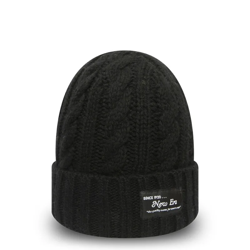 New Era Kapa KAPA NEW ERA RIBBED CUFF KNIT NE BLK 
