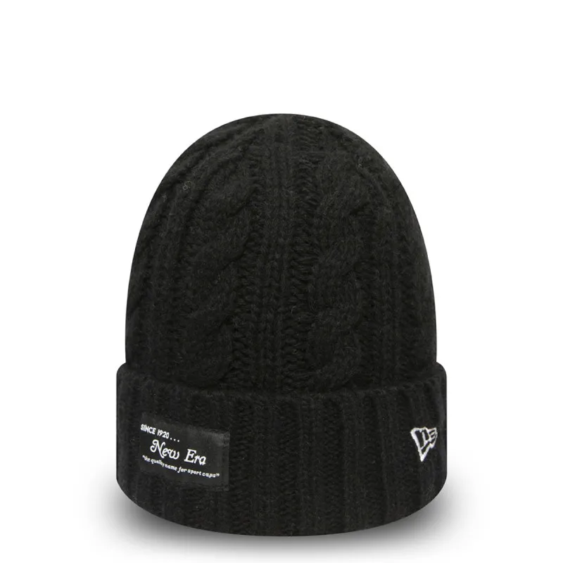 New Era Kapa KAPA NEW ERA RIBBED CUFF KNIT NE BLK 