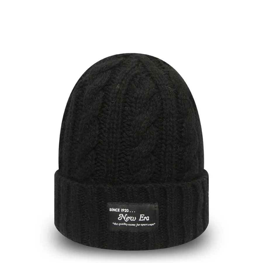 New Era Kapa KAPA NEW ERA RIBBED CUFF KNIT NE BLK 