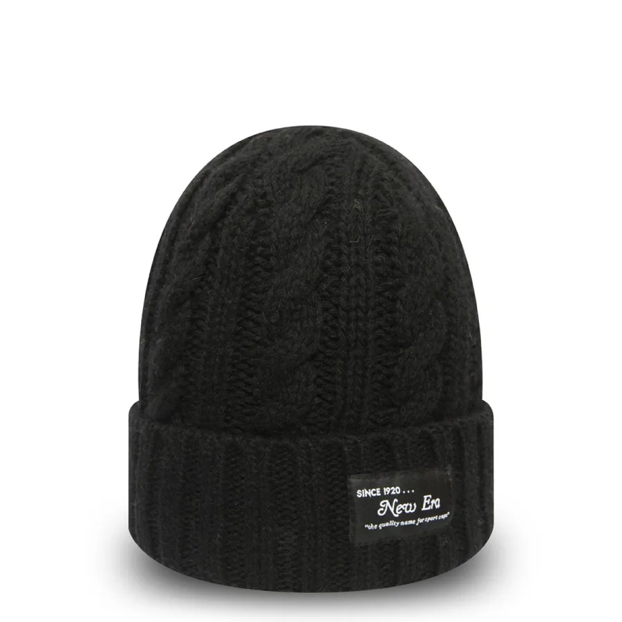 New Era Kapa KAPA NEW ERA RIBBED CUFF KNIT NE BLK 