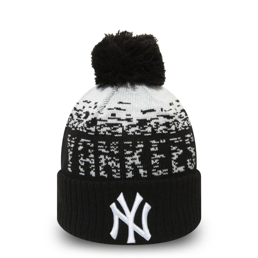 New Era Kapa KAPA MLB SPORT KNIT NEYYAN BLKWHI 