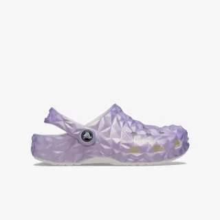 Crocs Papuče CLASSIC IRIDESCENT GEO CLOG KIDS 