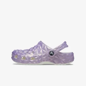 Crocs Papuče CLASSIC IRIDESCENT GEO CLOG KIDS 