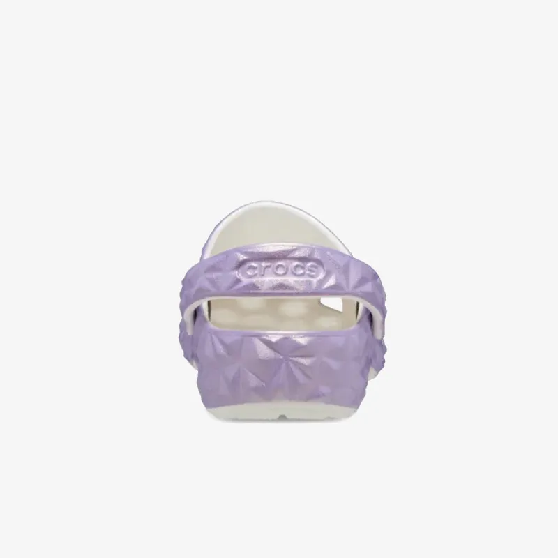 Crocs Papuče CLASSIC IRIDESCENT GEO CLOG KIDS 