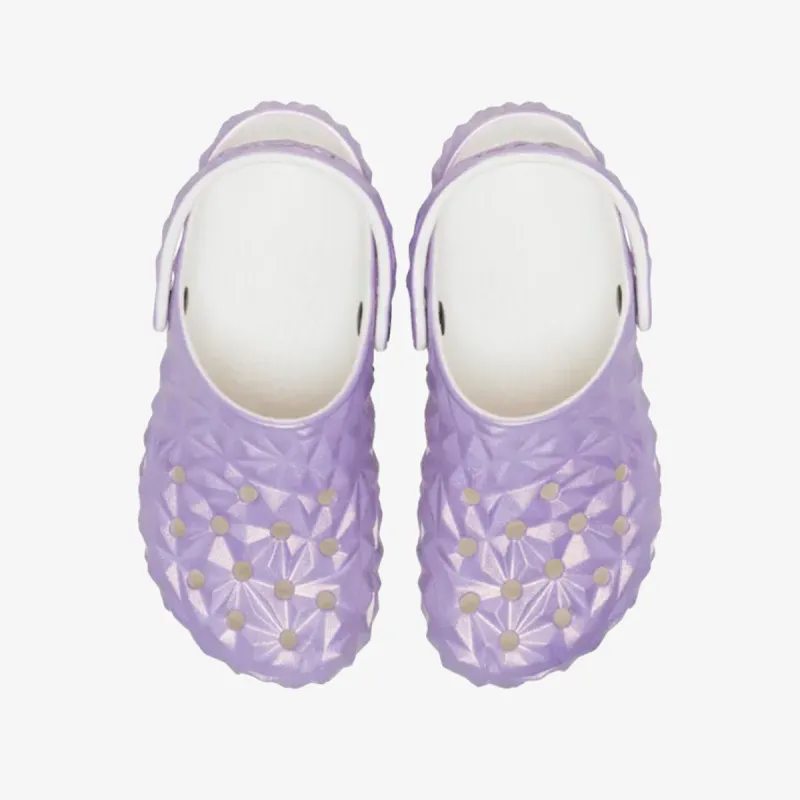 Crocs Papuče CLASSIC IRIDESCENT GEO CLOG KIDS 