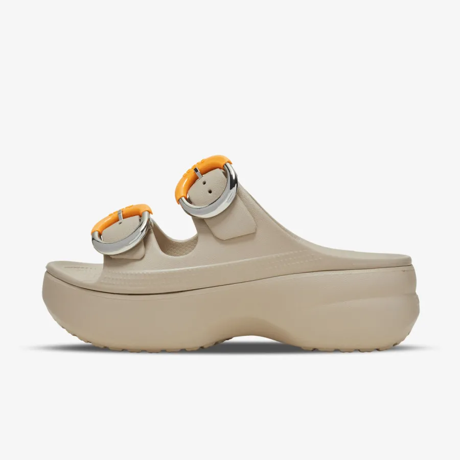 Crocs Papuče Sat Platform Dipped Buckle Sndl 