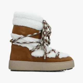 Moon Boot Čizme MB LTRACK SHEARLING WHISKY/OFF WHITE 