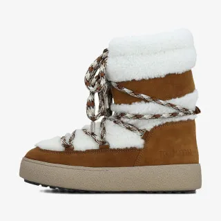 Moon Boot Čizme MB LTRACK SHEARLING WHISKY/OFF WHITE 