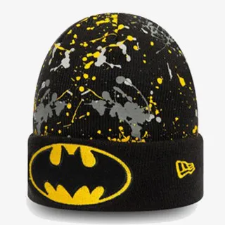 New Era Kapa CHYT PAINT SPLAT CUFF KNIT BATMAN BLK 