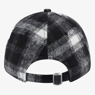New Era Kačket KAPA WMNS PLAID 9FORTY NEYYAN BLKWHI 