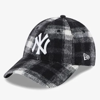 New Era Kačket KAPA WMNS PLAID 9FORTY NEYYAN BLKWHI 