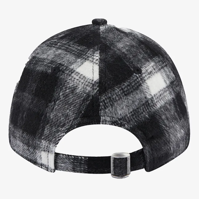 New Era Kačket KAPA WMNS PLAID 9FORTY NEYYAN BLKWHI 