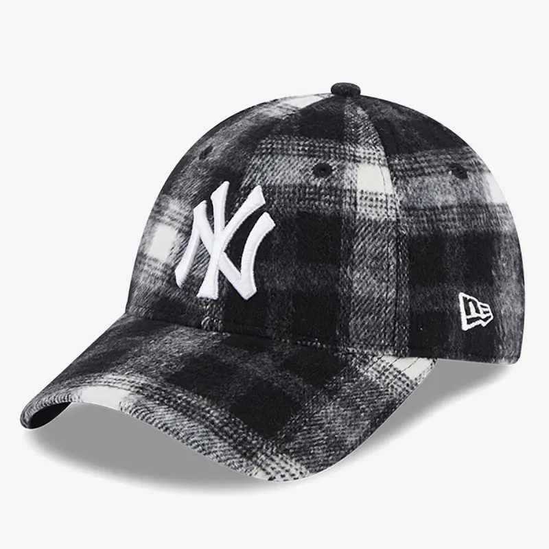 New Era Kačket KAPA WMNS PLAID 9FORTY NEYYAN BLKWHI 