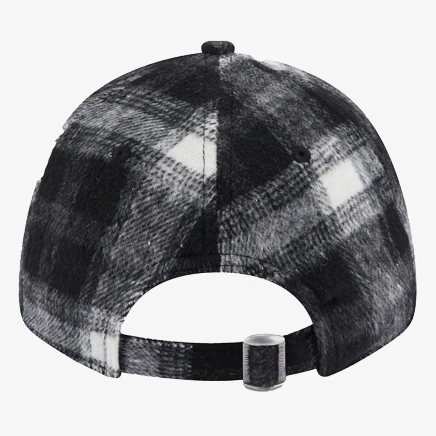 New Era Kačket KAPA WMNS PLAID 9FORTY NEYYAN BLKWHI 