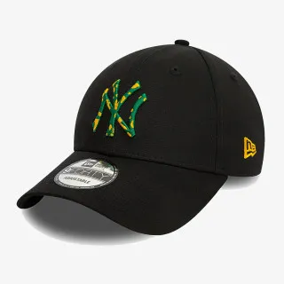 New Era Kačket SEASONAL INFILL 9FORTY NEYYAN  BLKMLCOGL 