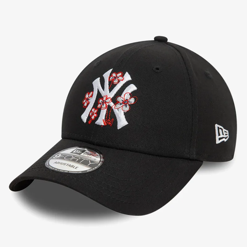 New Era Kačket FLOWER ICON 9FORTY NEYYAN  BLK 