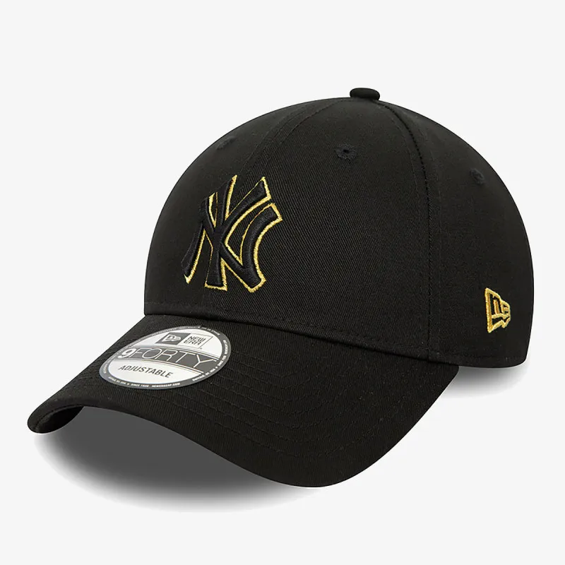New Era Kačket METALLIC OUTLINE 9FORTY NEYYAN  BLKMTG 