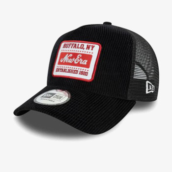 New Era Kapa NE PATCH CORD TRUCKER NEWERA BLK 