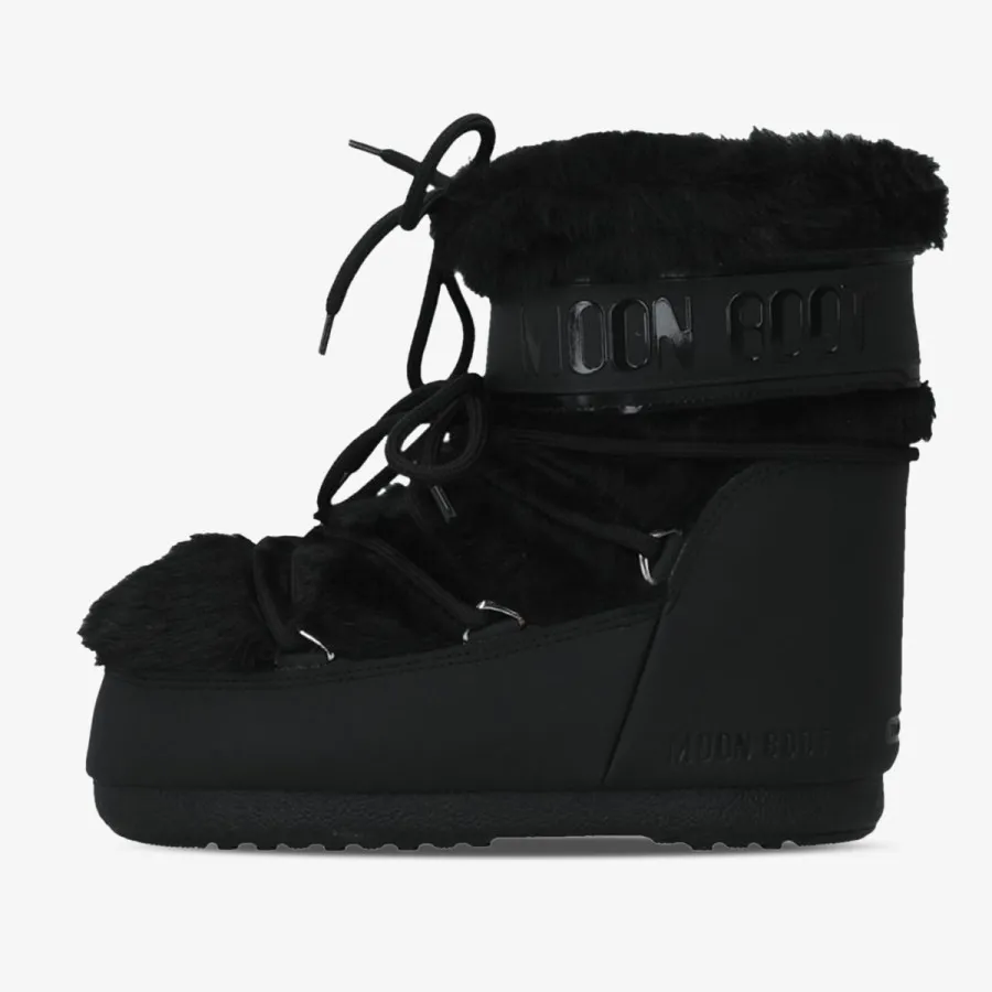 Moon Boot Čizme MB ICON LOW FAUX FUR BLACK 