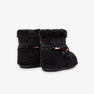 Moon Boot Čizme MB ICON LOW FAUX FUR BLACK 
