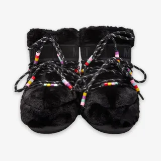 Moon Boot Čizme MB ICON LOW FAUX FUR BLACK 