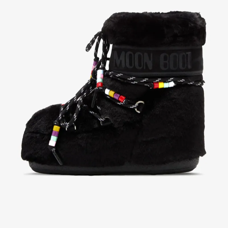 Moon Boot Čizme MB ICON LOW FAUX FUR BLACK 
