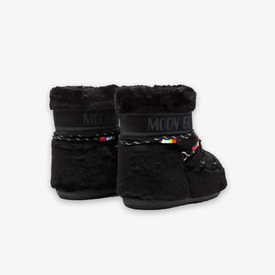 Moon Boot Čizme MB ICON LOW FAUX FUR BLACK 