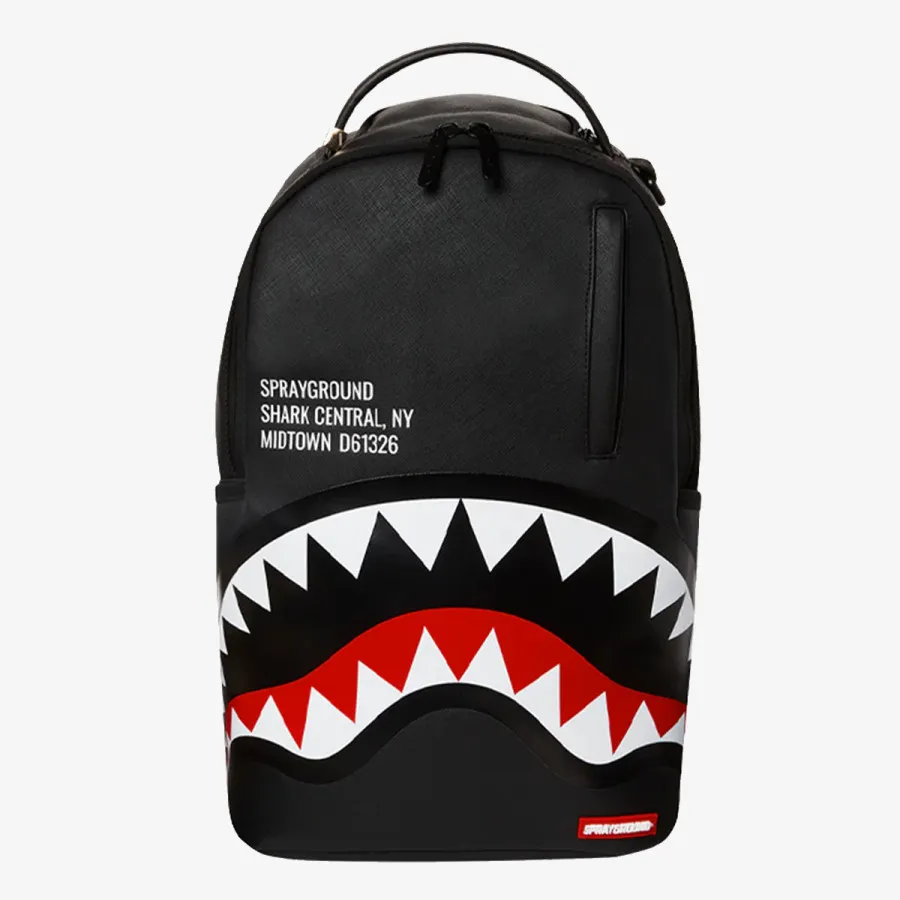 SPRAYGROUND Ranac Core Black Sharkmouth Backpack 