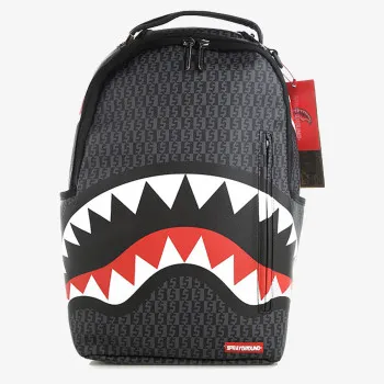 SPRAYGROUND Ranac SPRAYGROUND Ranac MONEY CHECK GREY DLX BACKPACK 