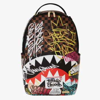 SPRAYGROUND Ranac TAGGED UP SHARKS IN PARIS BACKPACK 