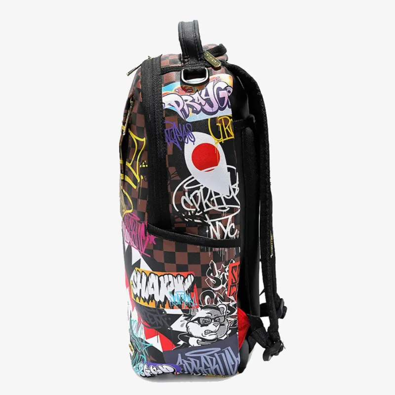 Sprayground Ranac TAGGED UP SHARKS IN PARIS BACKPACK 