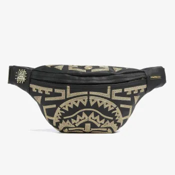 SPRAYGROUND Torbica Ai TRIBAL GOLD SAVVY CROSSBODY TEDDY BEA 