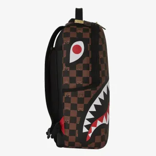 Sprayground Ranac PEEKING CHARACTER CHECK BACKPACK 
